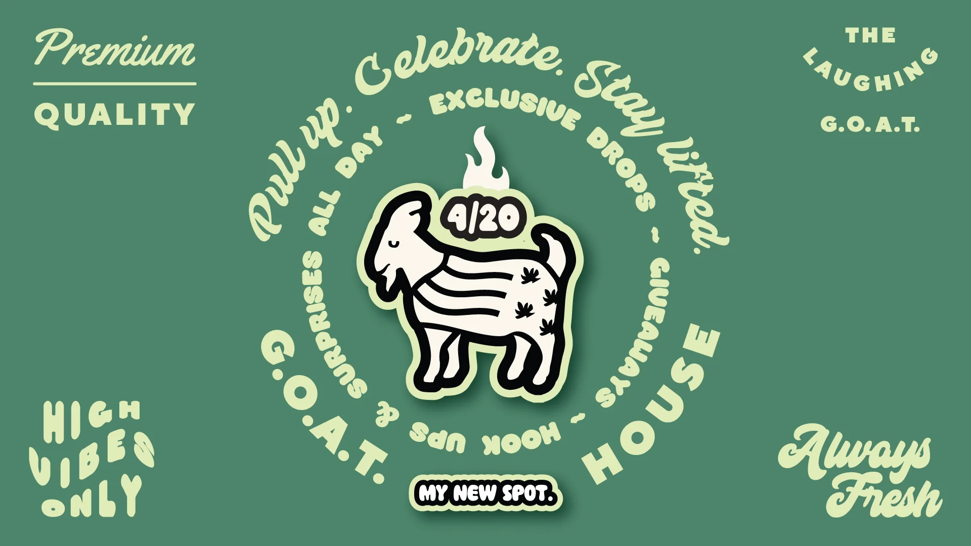 Goat Drops OKC for 420 cannabis celebration