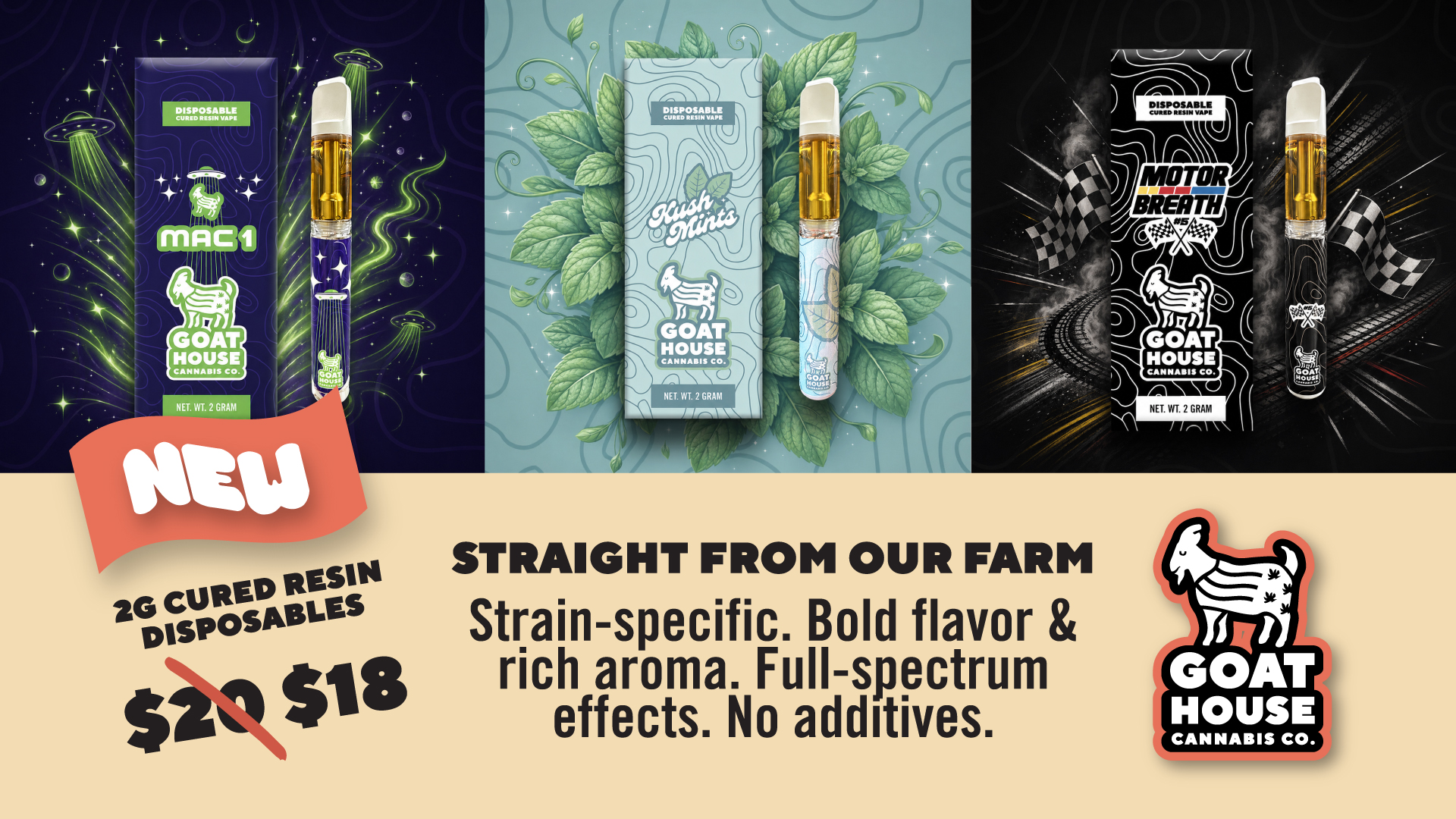 NOW AVAILABLE 2 Gram Disposable Cured Resin Vapes